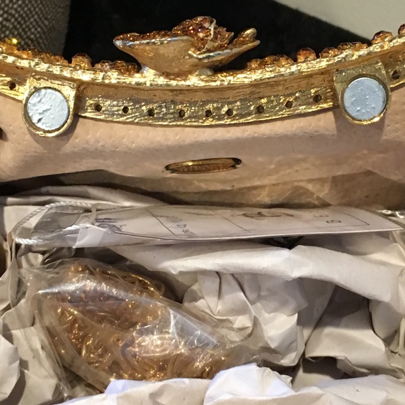 Besso Gold Snakeskin Bag Brand new with Tags - Picture 6 of 8